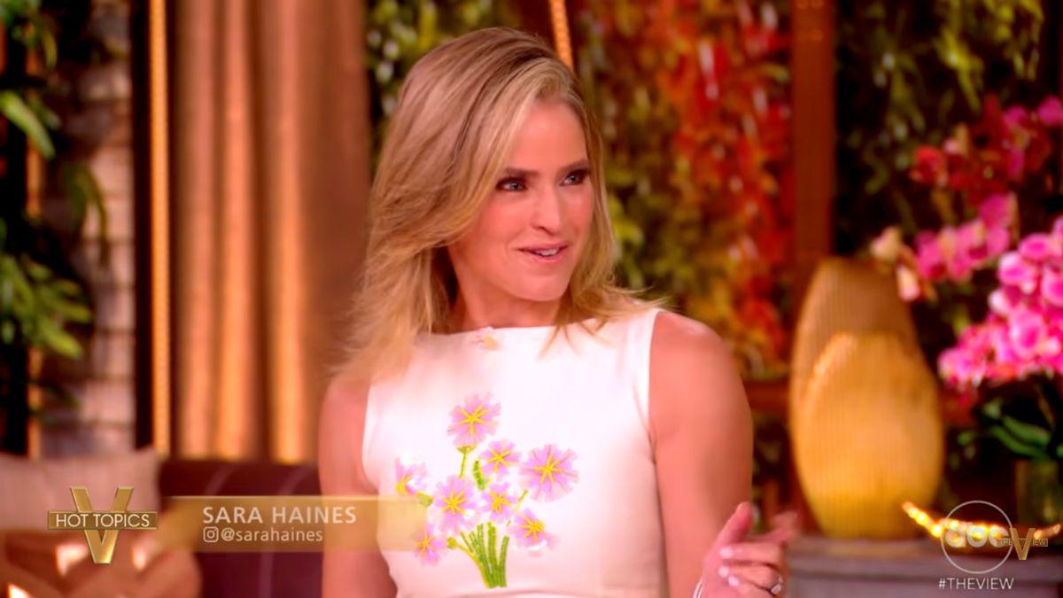 image of Sara Haines called the show 'foreplay.'