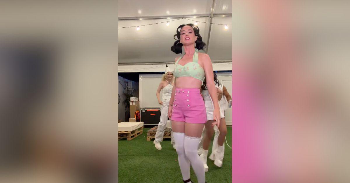 image of One playful photo from her Madrid stop quickly became the highlight of the Instagram carousel.