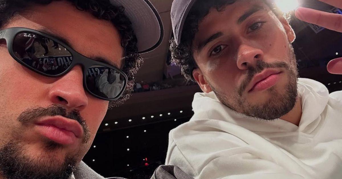 bad bunny shows his bulge racy underwear selfie