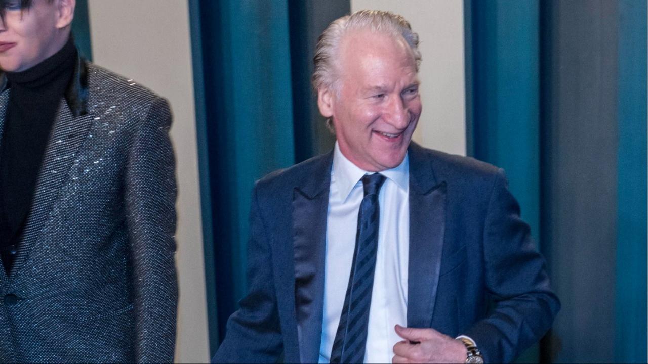 Bill Maher on the red carpet