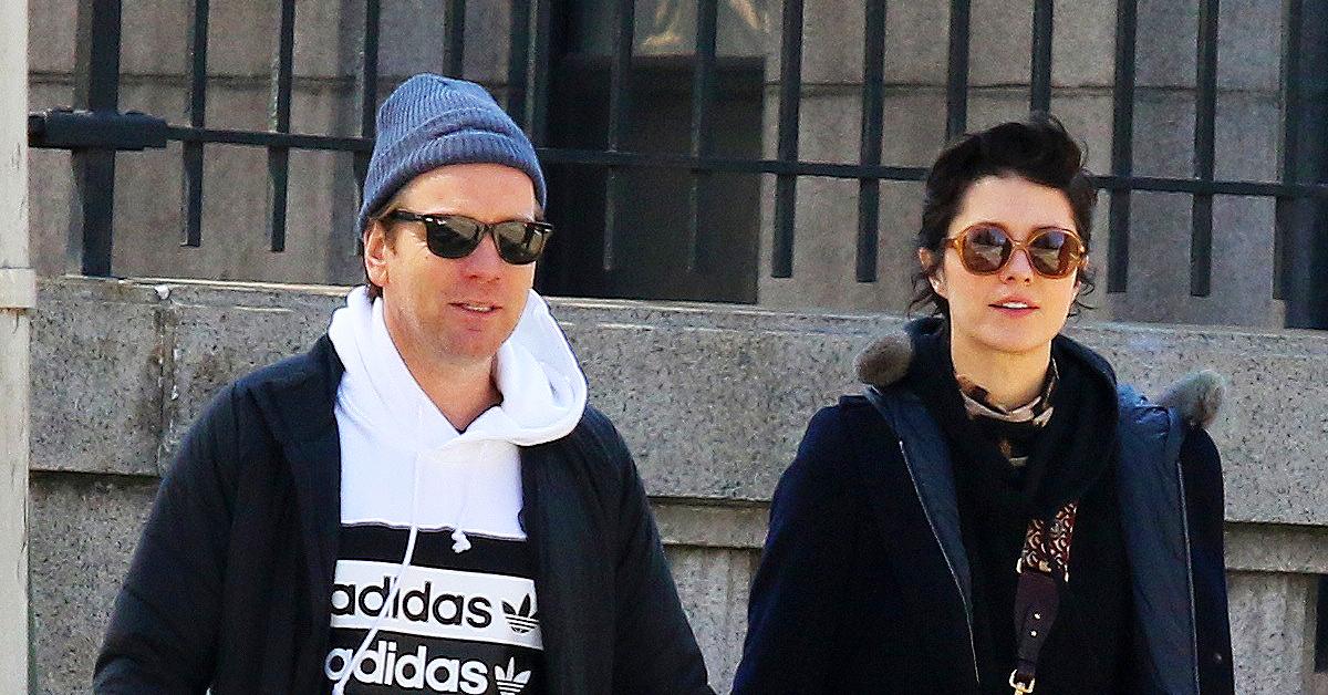 Ewan McGregor, Mary Elizabeth Winstead Take Laurie For Stroll