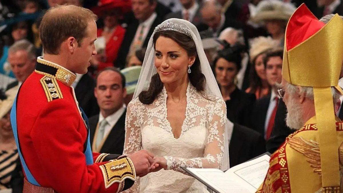 image of Kate middleton and prince William