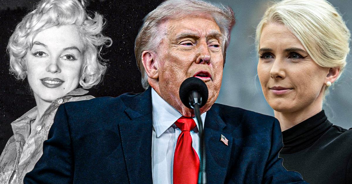 Donald Trump's 'Favorite' Aide Natalie Harp Almost Suffers A Marilyn Monroe Moment As Wind Lifts Her 'Flirty' Dress On Air Force One Stairs