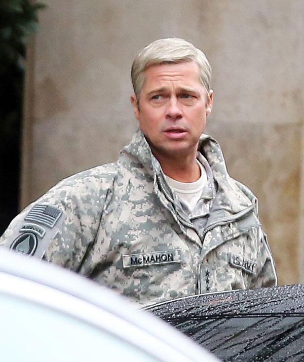 Brad pitt face facelift new hair grey 02