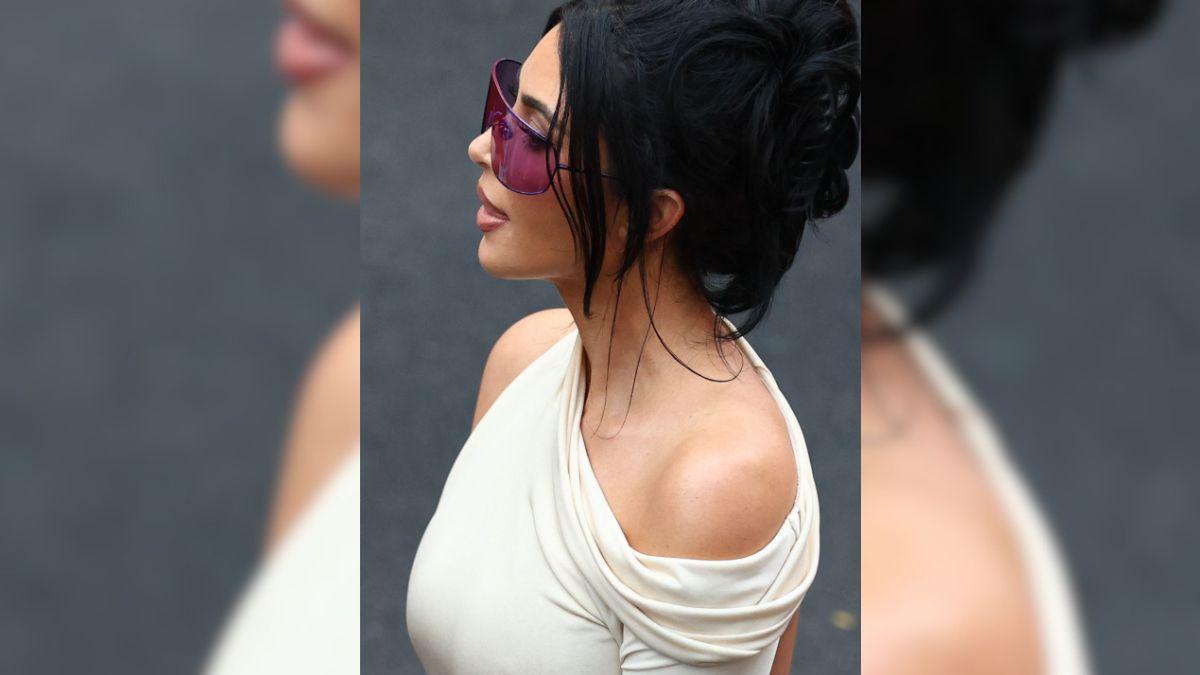 Image of Kim Kardashian attended the Monaco Grand Prix to show support for Lewis Hamilton.