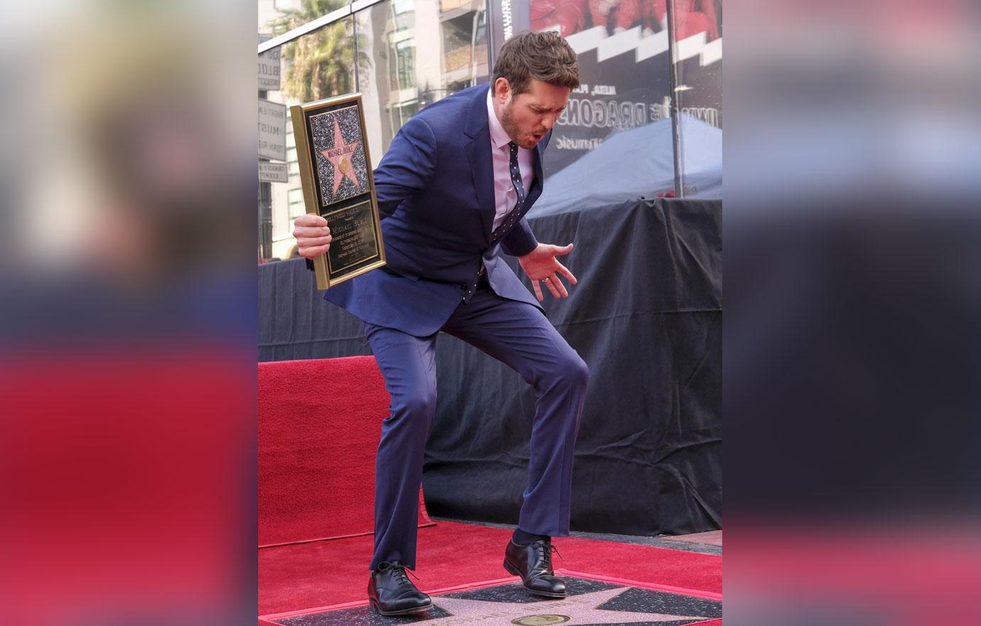 Michael buble walk of fame 2