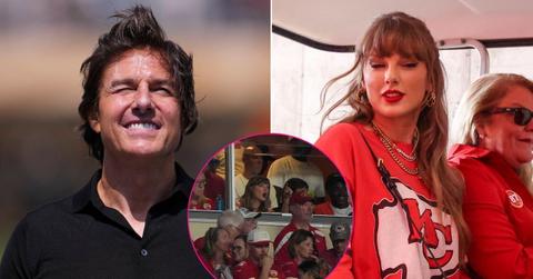 Composite photo of Tom Cruise and Taylor Swift.