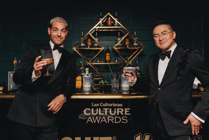 matt rogers bowen yang  absolut x kahlua las culturistas culture awards samantha brooks