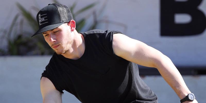 Joe and Nick Jonas have fun lawn bowling in Bondi