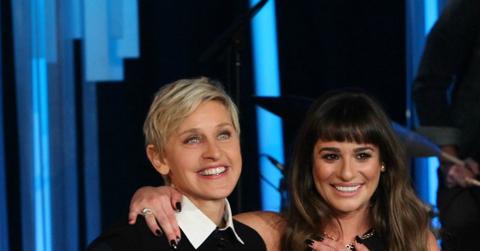 Lea michele ellen degeneres