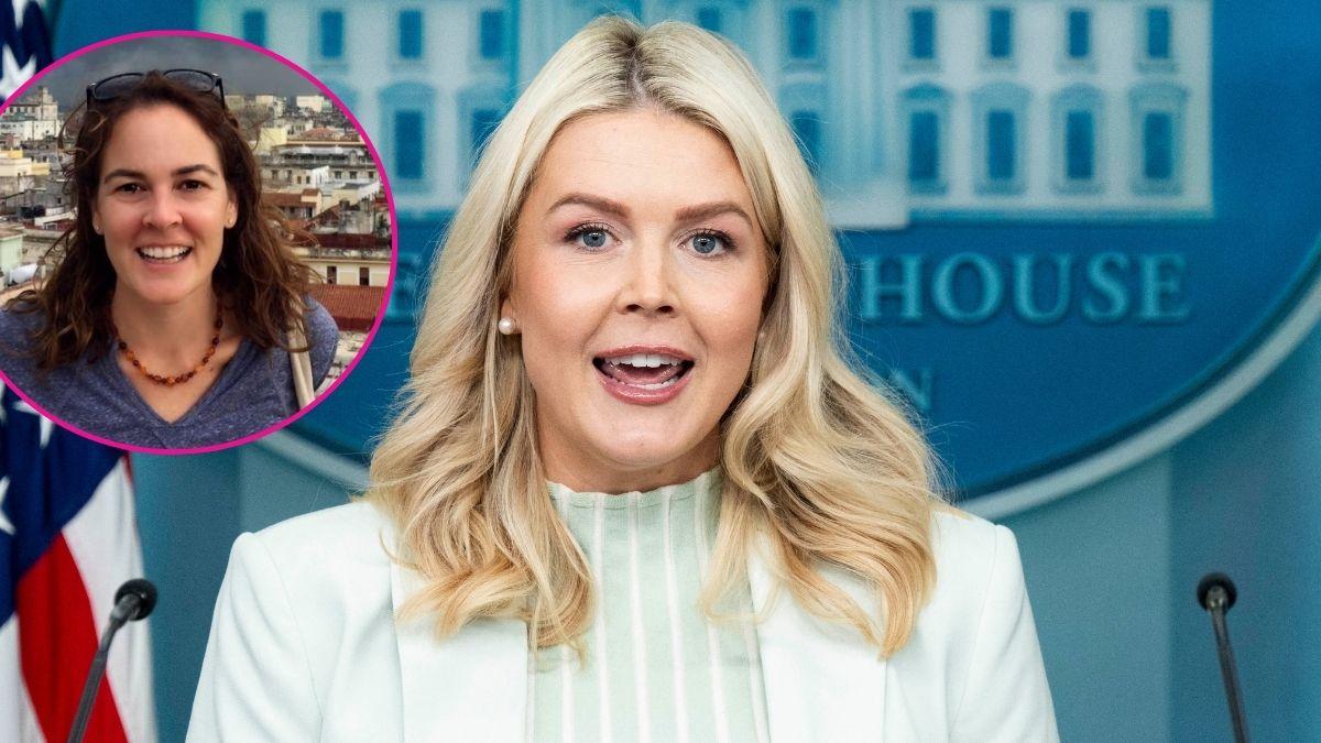 image of Karoline Leavitt suggested reporter Annie Linskey 'get a better sense of humor.'