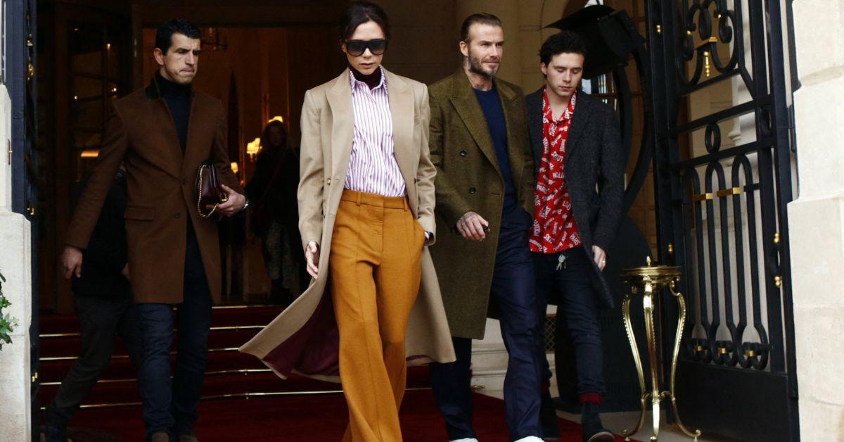 towel clad victoria beckham brushes off family drama sultry photo