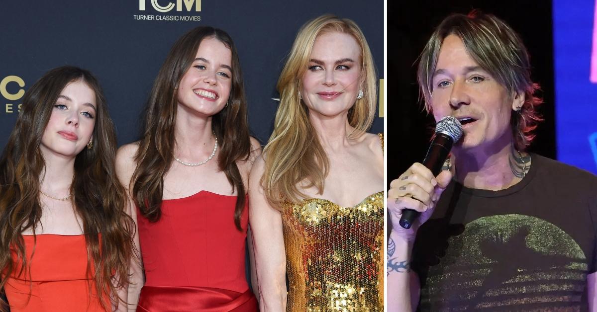 Photo of Nicole Kidman, Keith Urban and their two daughters