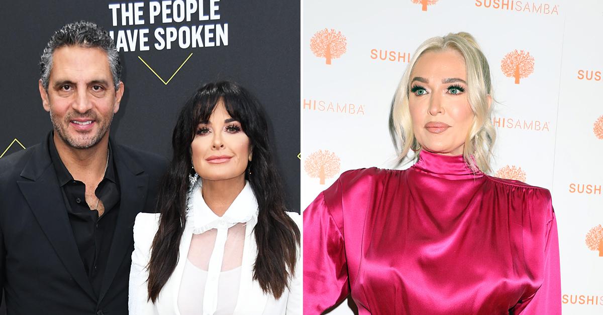 kyle richards husband mauricio umansky apologized to her costar erika jayne after laughing about her legal woes