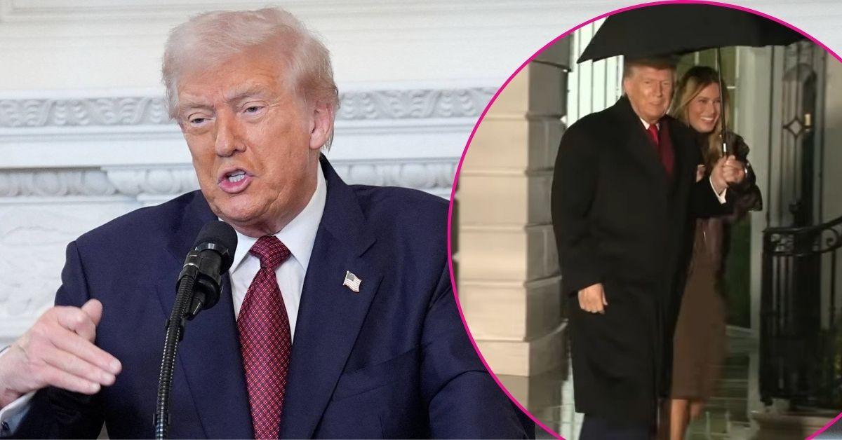 Photo of Donald Trump and Melania Trump