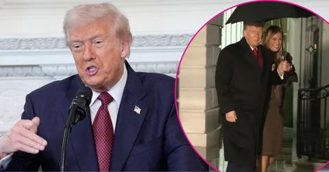 Photo of Donald Trump and Melania Trump