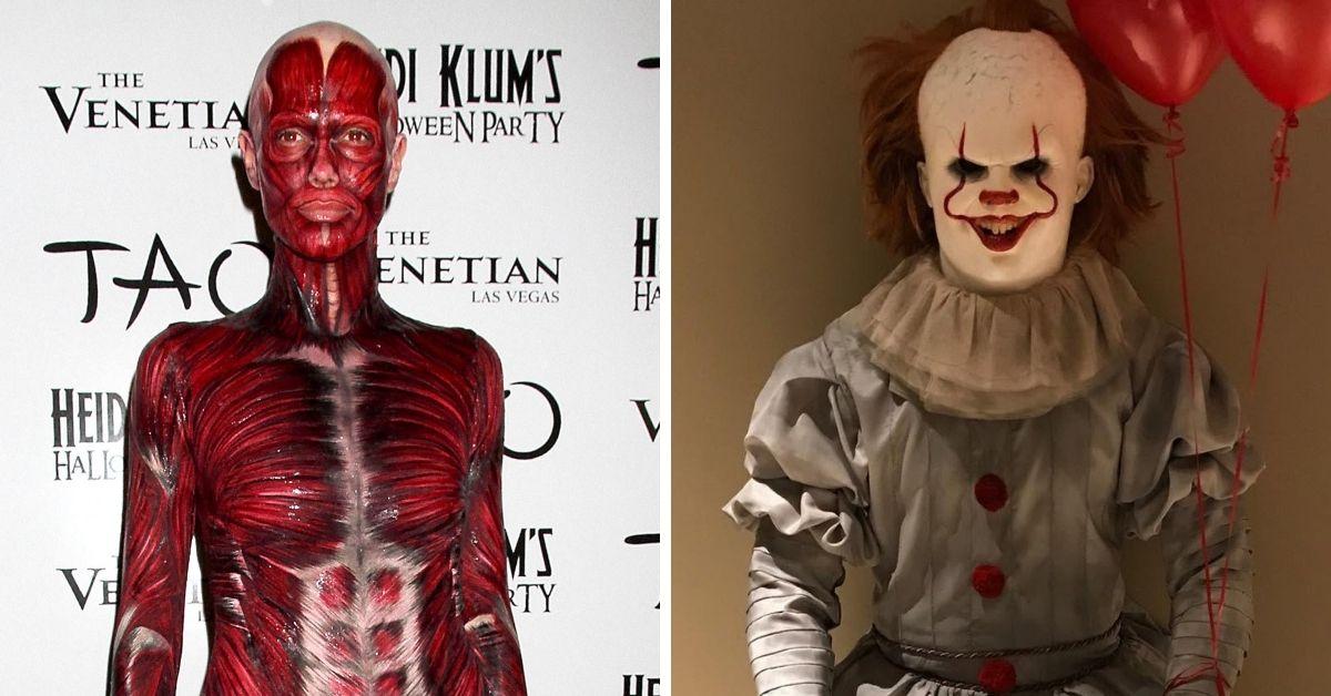 scariest celebrity halloween costumes over the years photos