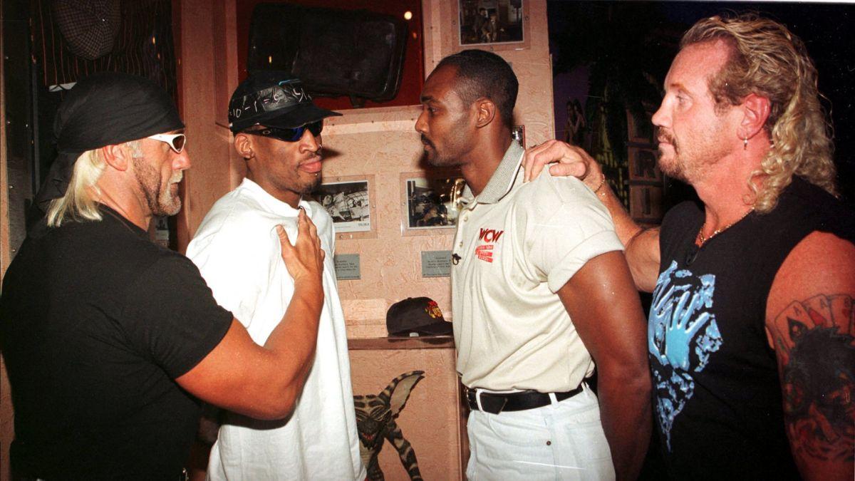 Image of He drew headlines after teaming with Hulk Hogan in a major WCW tag match.