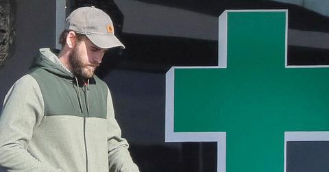 *EXCLUSIVE* Liam Hemsworth visits a local Marijuana Dispensary in Malibu