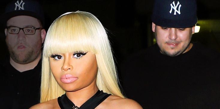 Rob Kardashian and Blac Chyna make their first New York City appearance together at ACES club in Queens, NY