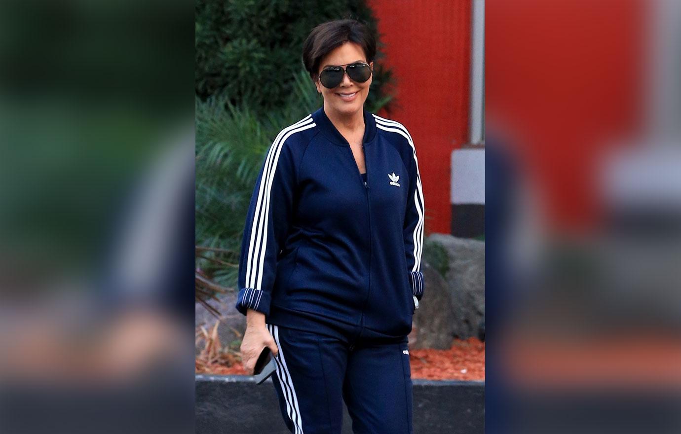 Kris Jenner and Corey Gamble attend Mason&#8217;s birthday party at Bowlero Woodland Hills