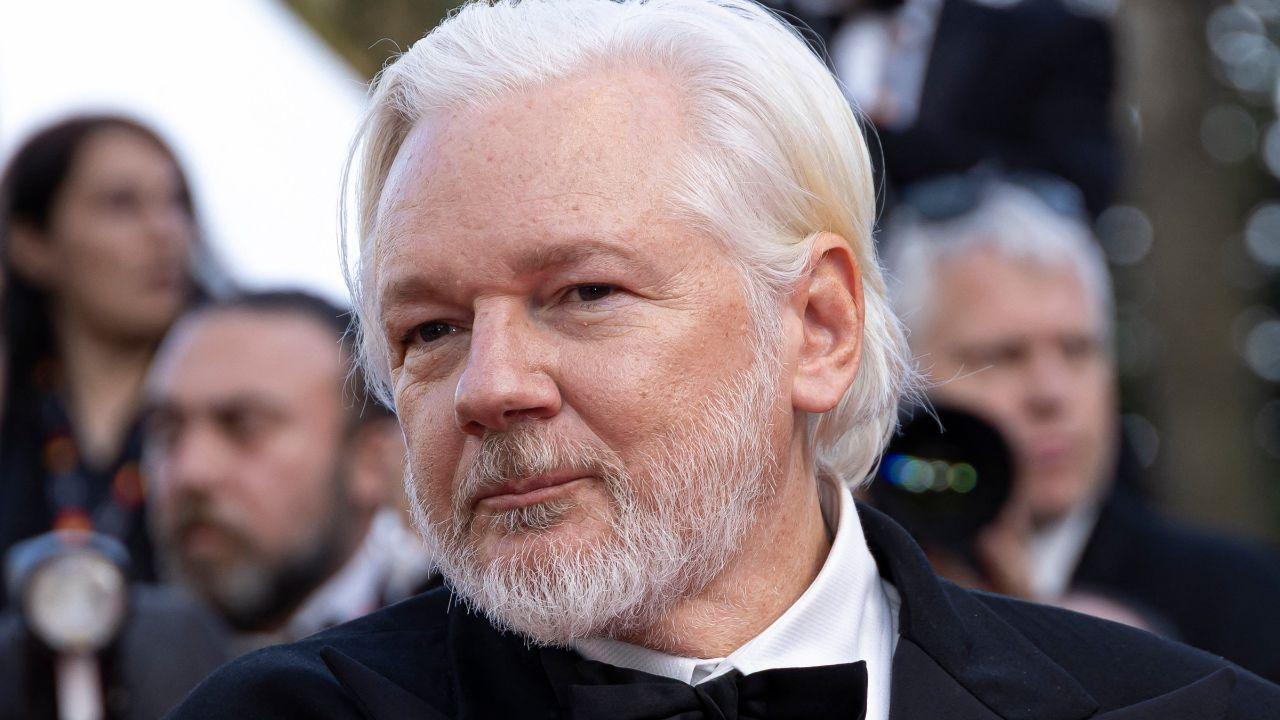 Image of Julian Assange was freed and returned to Australia in June 2024.