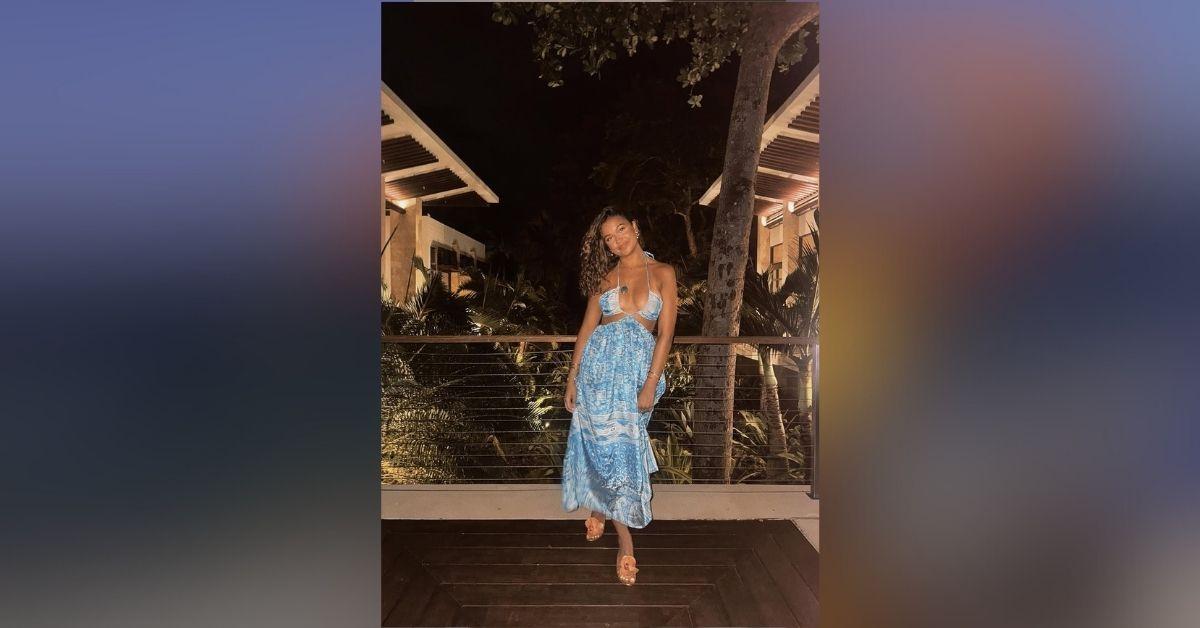 image of The 'OBX' star shared playful beach pics and stylish outfits on Instagram.