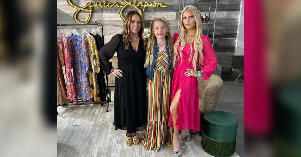 Jessica Simpson poses with daughters Birdie and Maxwell in new fashion  campaign
