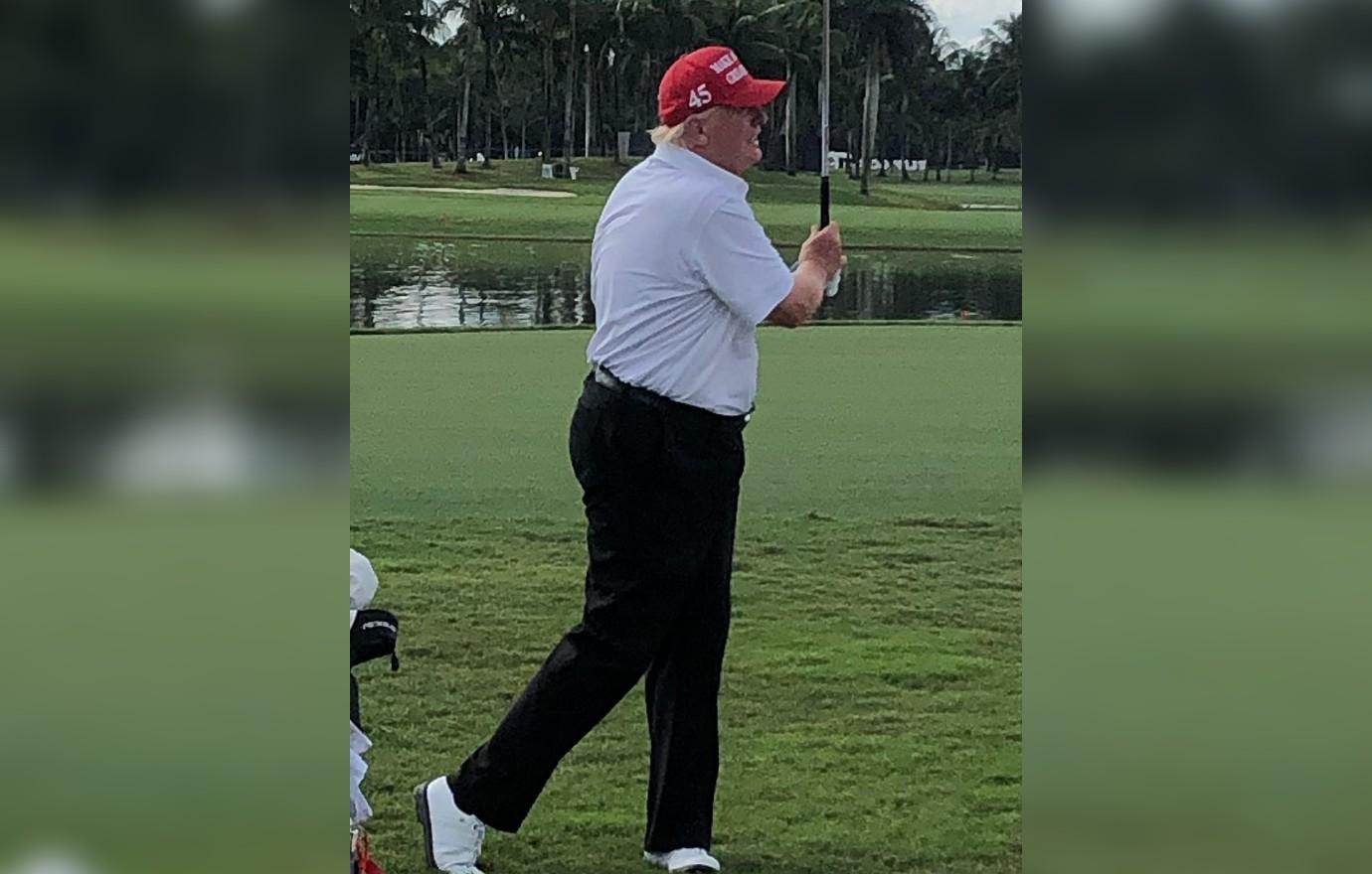 trump golf