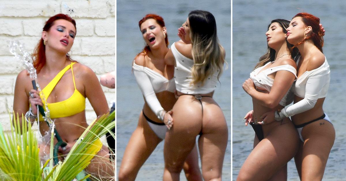 Bella Thorne Gets Wet And Wild With Scantily Clad Model Photos