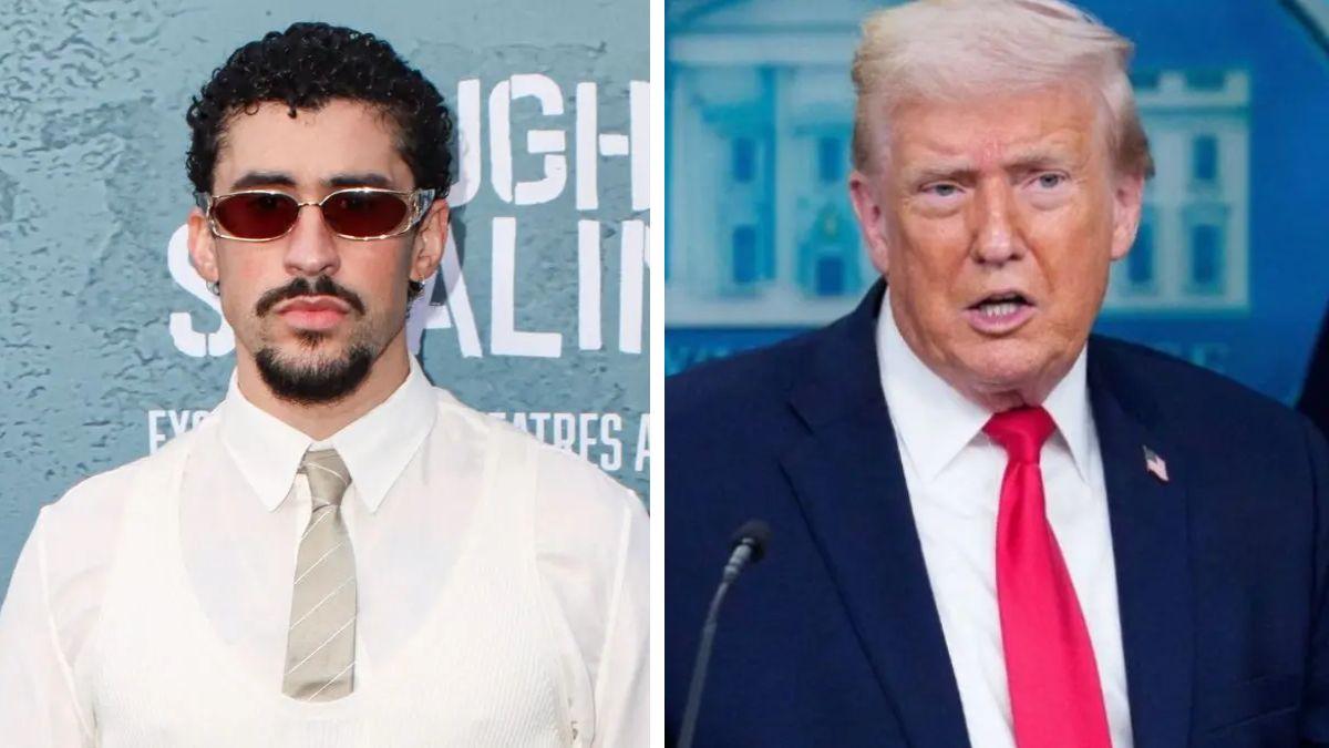 image of Bad Bunny called out ICE's violent actions at the 2026 Grammys on February 1.