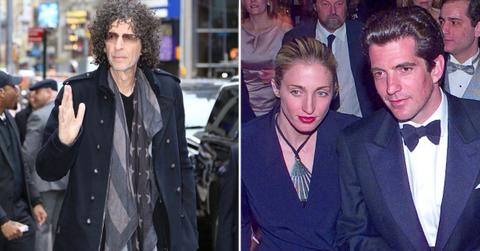 Photo of Howard Stern, Carolyn Bessette and John F. Kennedy Jr.