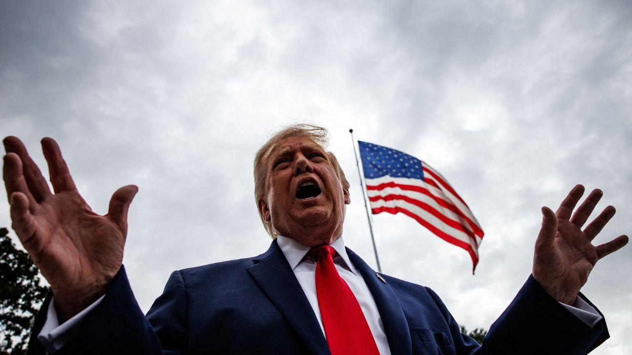 image of Donald Trump ranted about the press on his social media platform, questioning why outlets should have access to the White House.