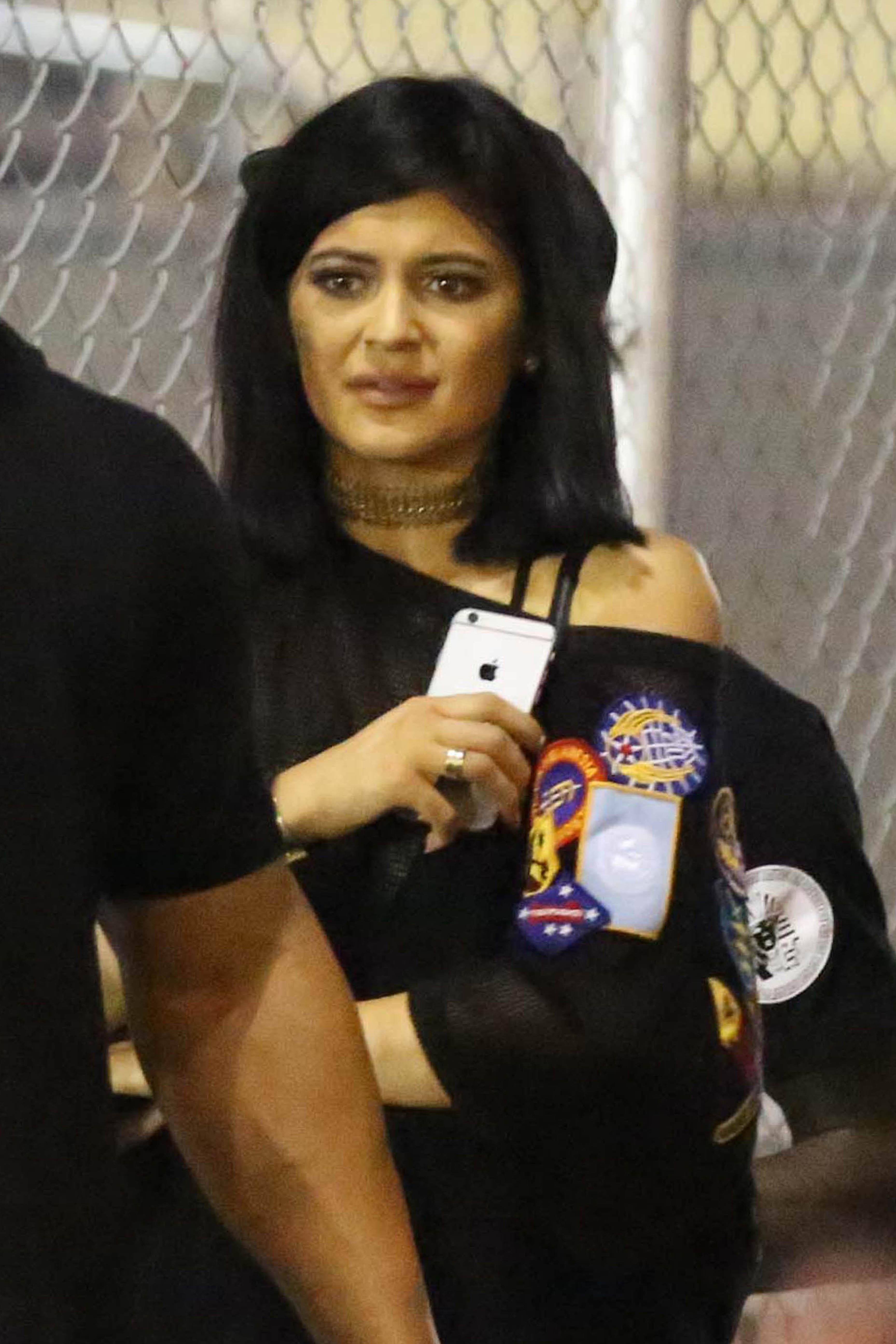 Kylie Jenner accompanies Tyga to his concert with Chris Brown and Trey Songz