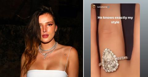 bella thorne diamond engagement ring shop style pf
