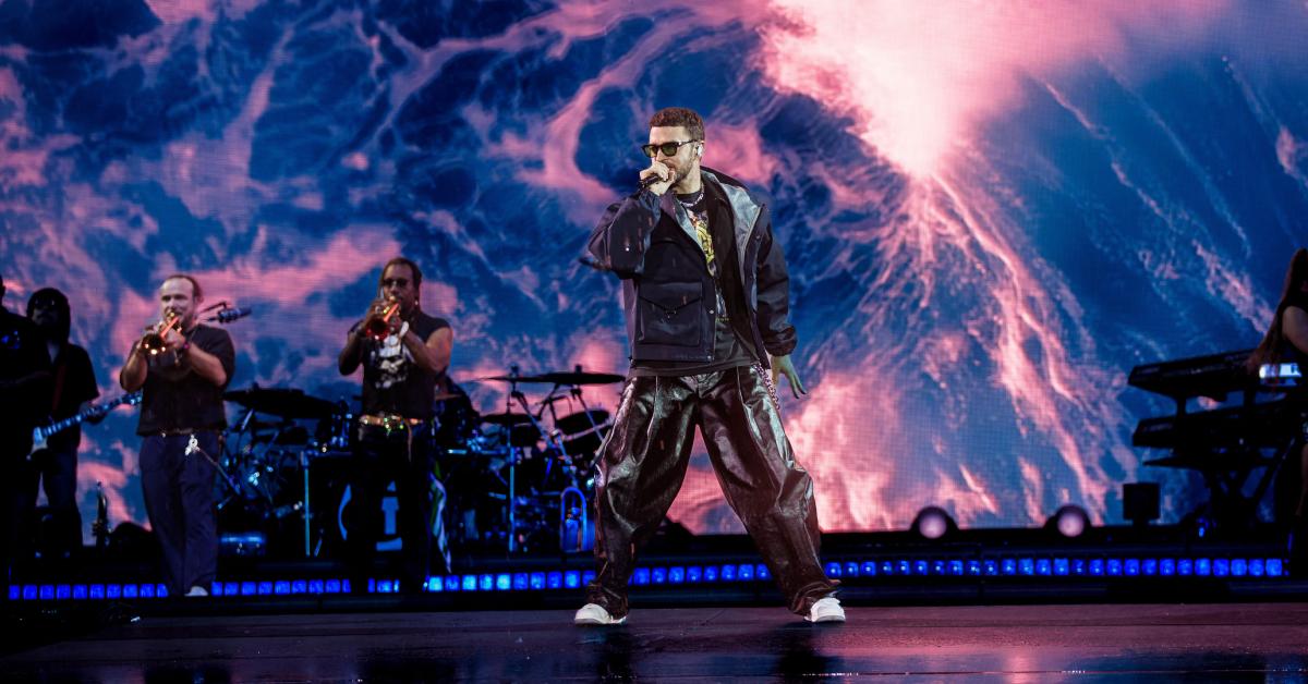 Image of Justin Timberlake headlined the Electric Castle music festival in Romania earlier this month.