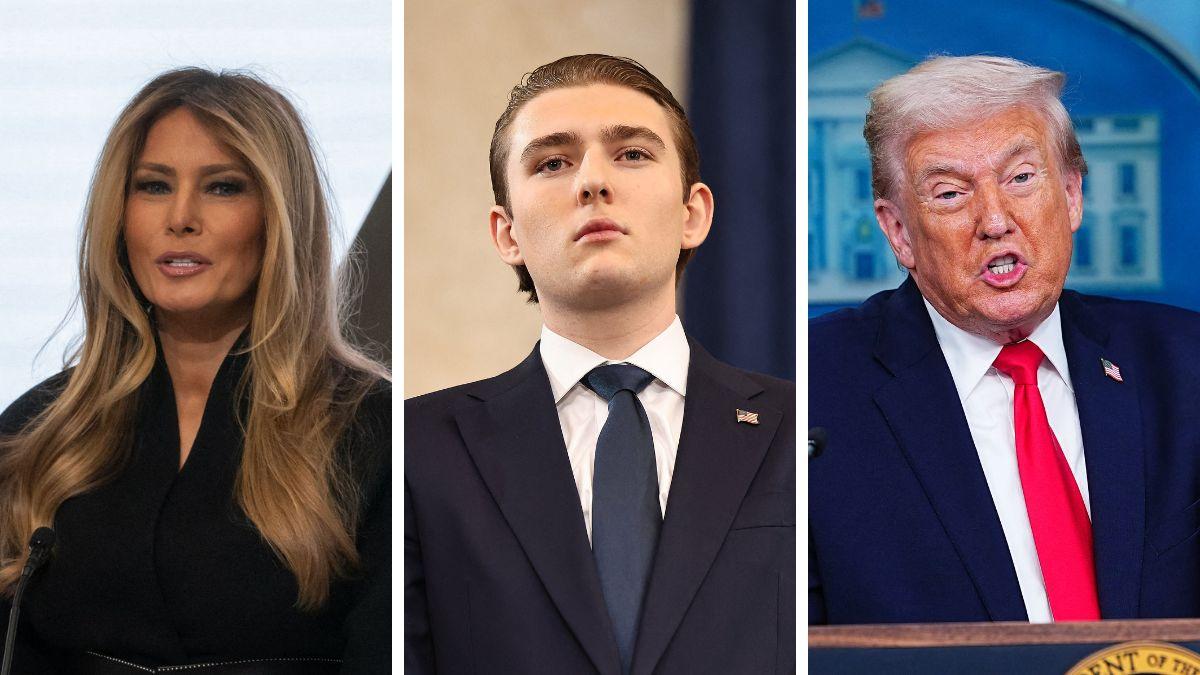 melania trump says barron was brains behind campaign