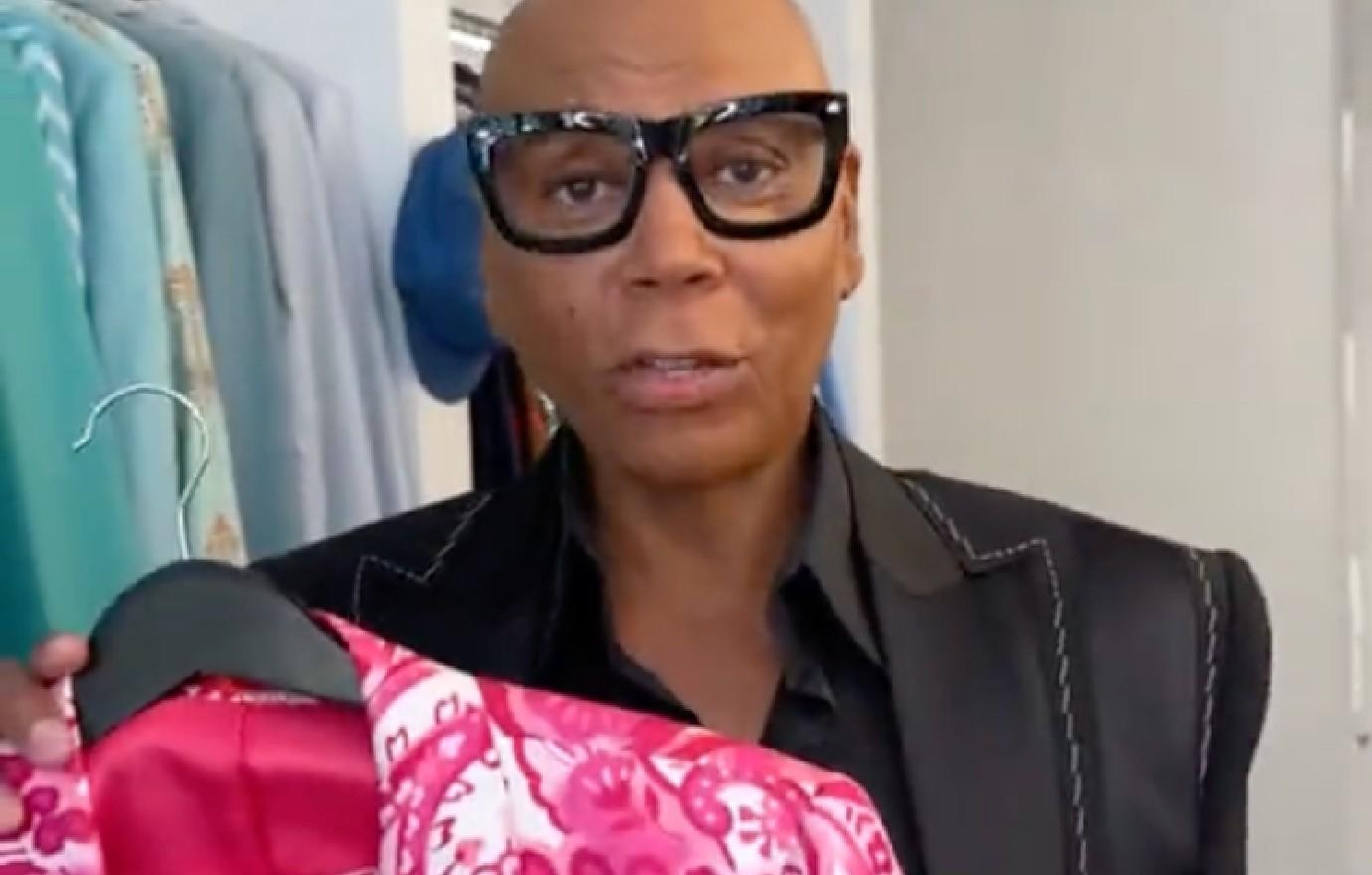 rupaul slammed showing off overwhelming male drag closet watch