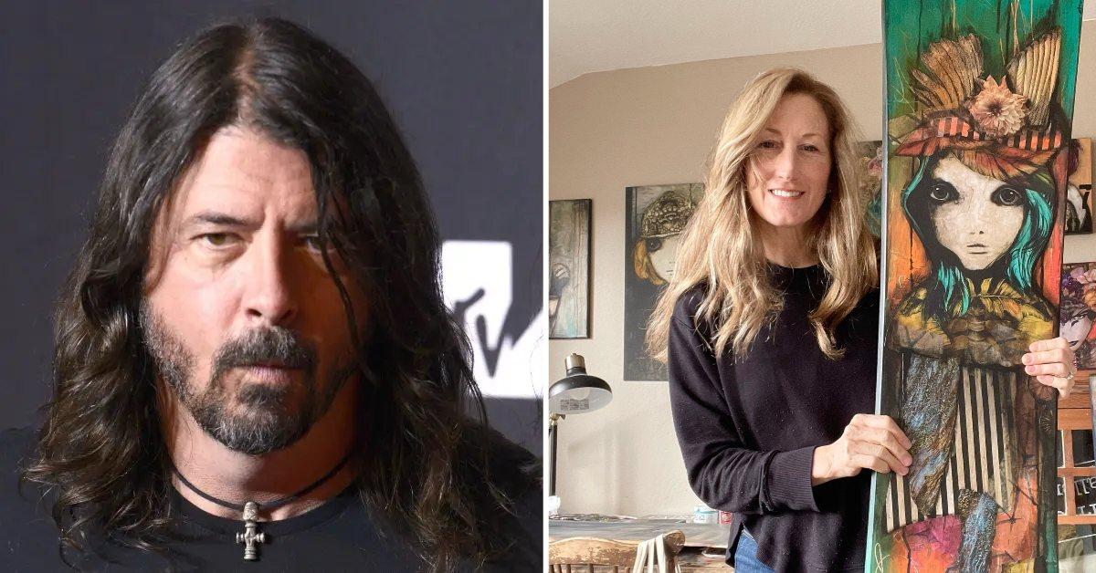 Composite photo of Dave Grohl and Tina Basich