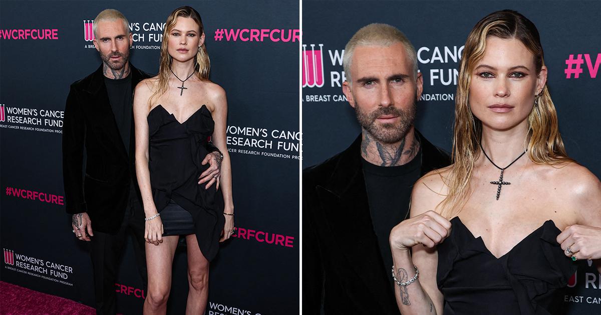 Adam Levine, Behati Prinsloo Pack On PDA At Benefit Gala: Photos