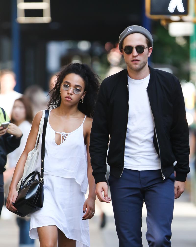 Robert Pattinson and FKA Twigs seen in New York