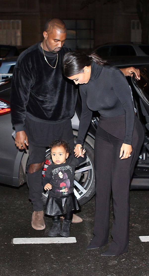 Kanye west north west kim kardashian 01