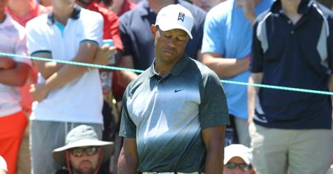 Tiger Woods and Nick Watney at round 2 of the Quicken Loans National in Virginia