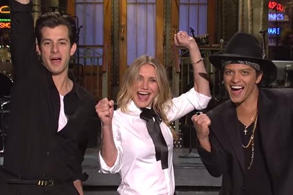 Cameron diaz bruno mars mark ronson