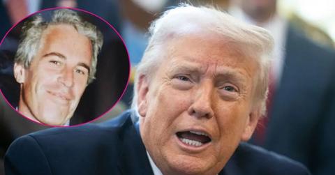 Composite photo of Jeffrey Epstein and Donald Trump