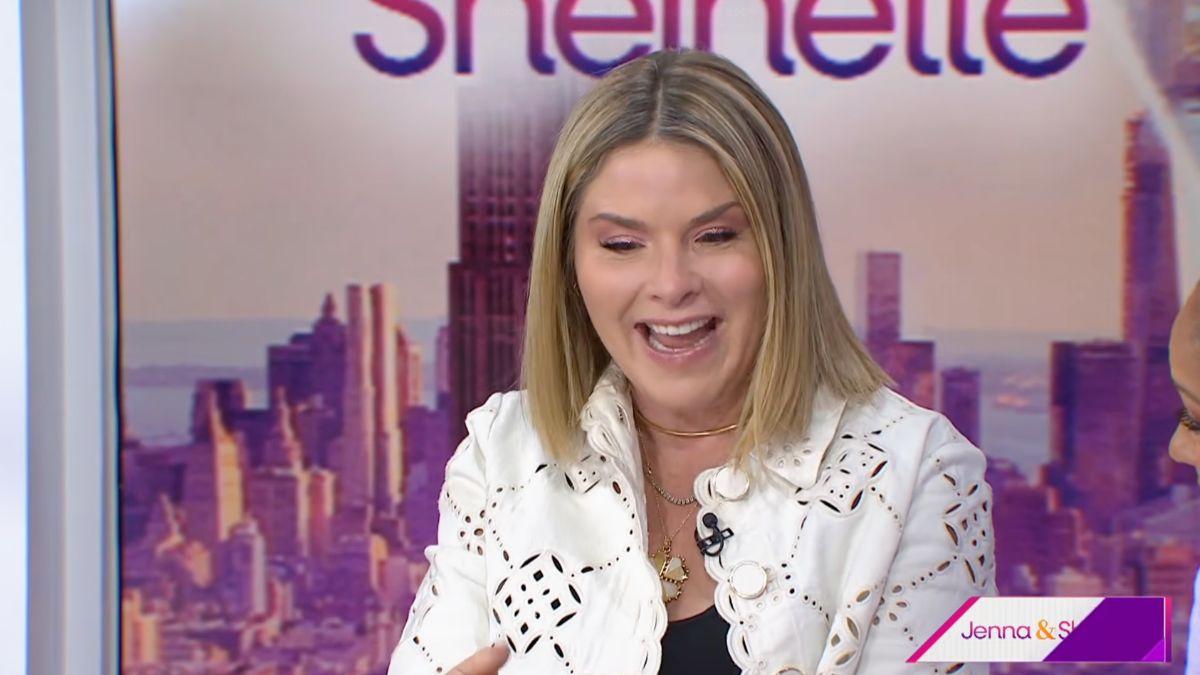 Image of Jenna Bush Hager accidentally made a sexual innuendo on live TV.