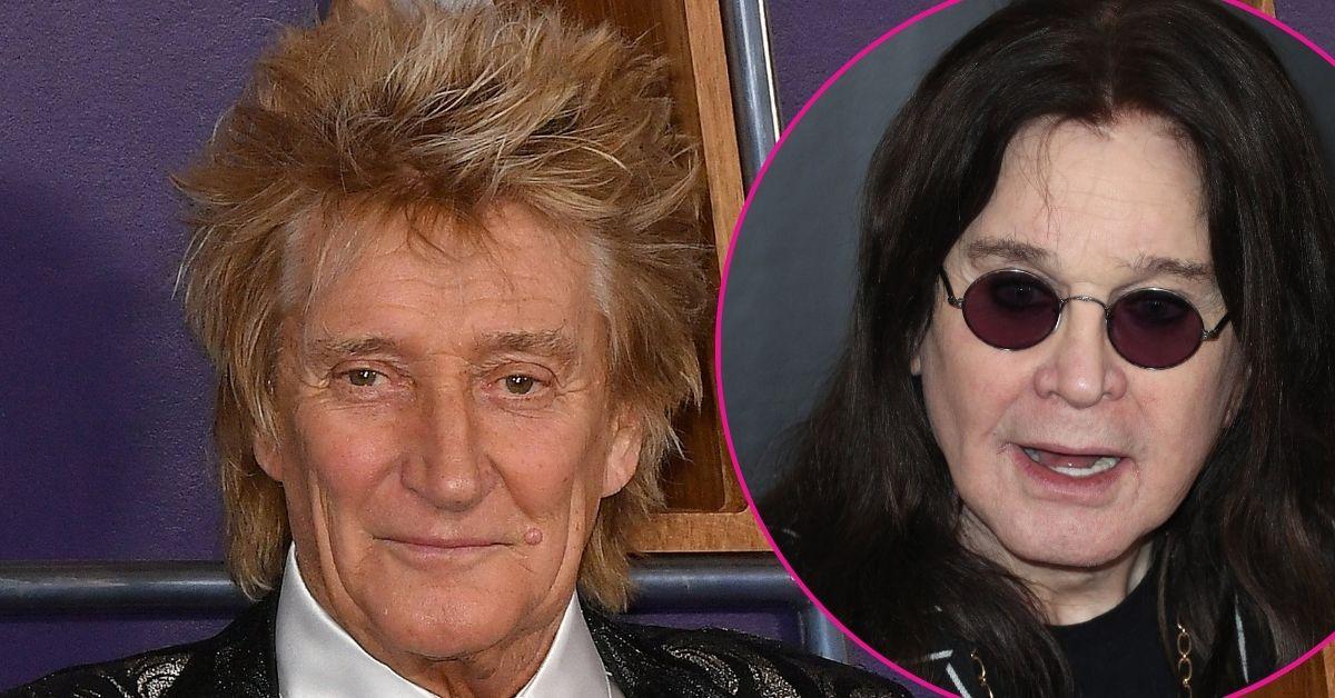 Photo of Rod Stewart and Ozzy Osbourne