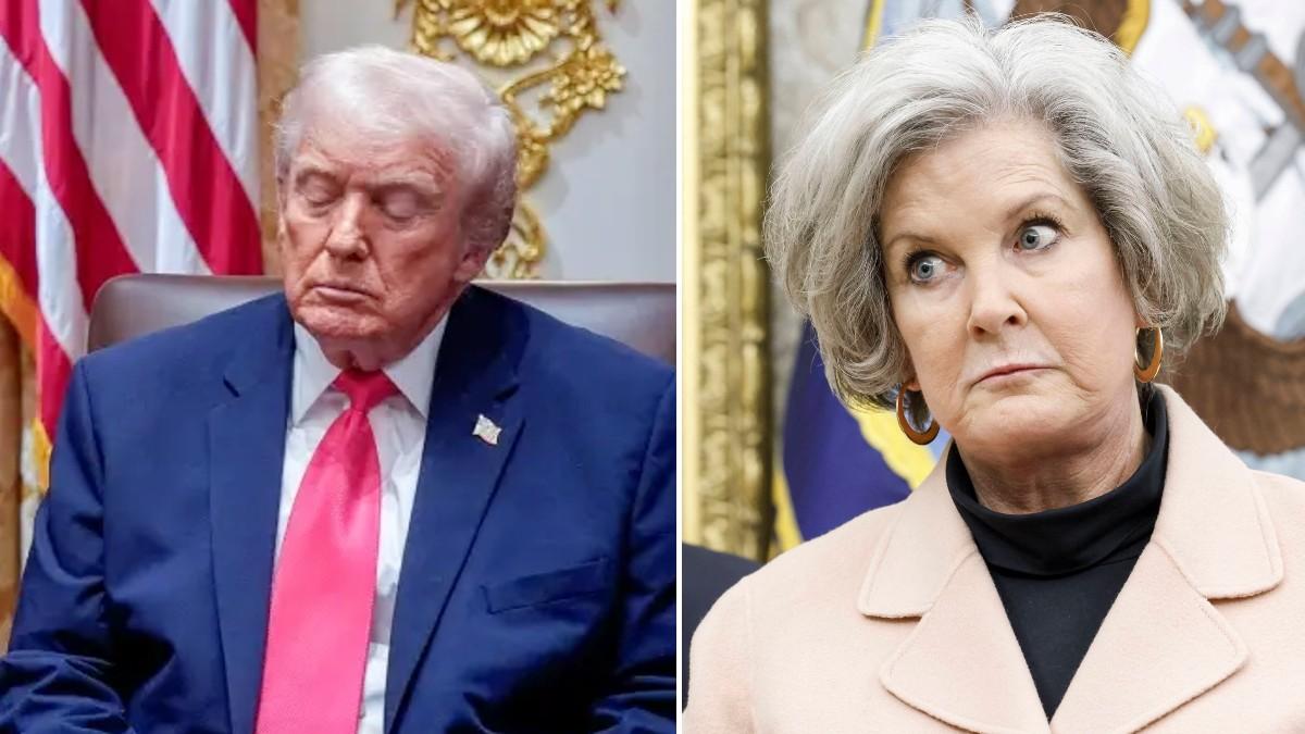 split of Donald Trump & Susie Wiles. 