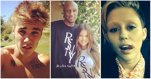 Justin Bieber Khloe Kardashian Lamar Odom Miley Cyrus