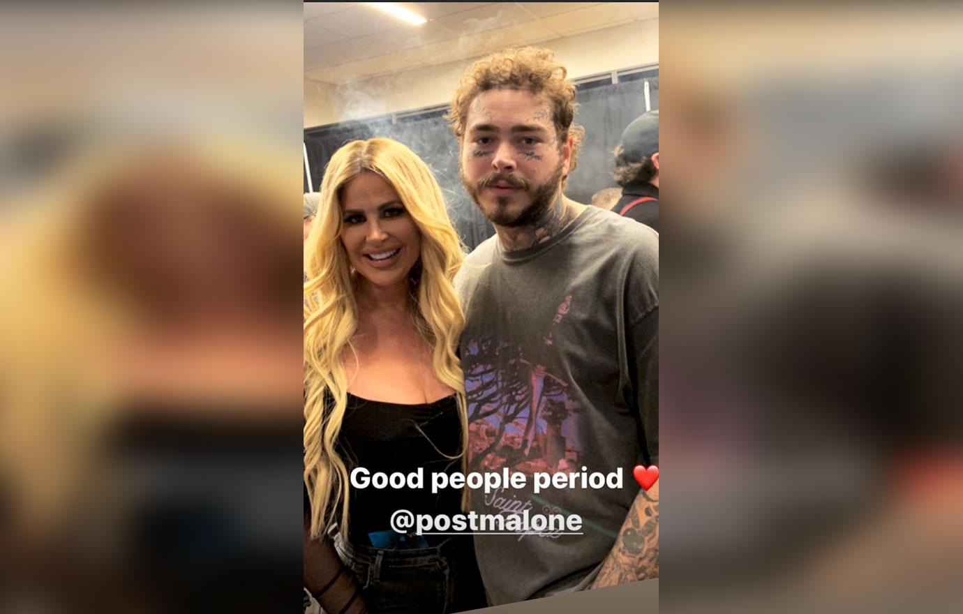 Kim Zolciak & Brielle Biermann Play Beer Pong With Post Malone